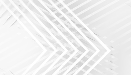 Pattern of corners 3d render