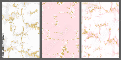 Vector Marble With Pink Gold Background White Rose With Golden Vector Marble With Pink Gold Background White Rose With Golden