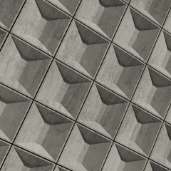 Abstract gray concrete wall pattern 3 d