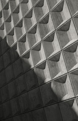 Gray concrete wall pattern, vertical