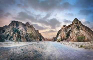 A tourist canyon and a popular place in Egypt - obrazy, fototapety, plakaty
