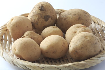 The image of the new potato