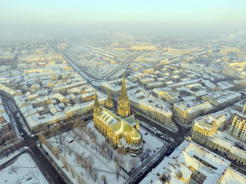Church of saints olga and elizabeth in Lviv (Ukraine)