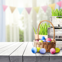 easter Background of free space for your decoration. 