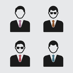Businessman vector icon