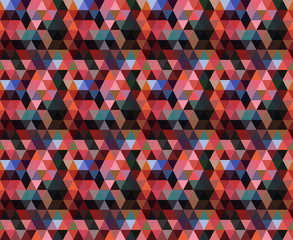seamless vector polygon triangle block color style pattern abstract background