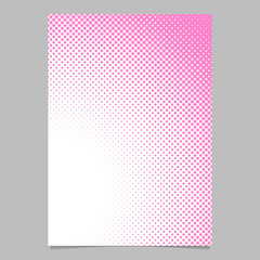 Retro halftone dot pattern background poster template design - vector stationery illustration