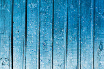 Fototapeta na wymiar water drops on wooden base, unique texture