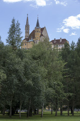 Fototapeta na wymiar Maria Strassengel Pilgrimage church in Judendorf Strassengel, Styria, Austria