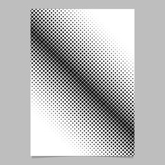 Halftone diagonal square pattern background brochure design - vector graphic design with diagonal squares