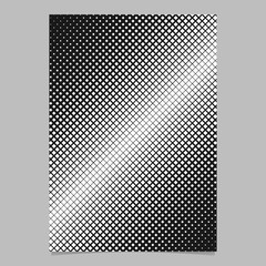 Geometrical abstract halftone diagonal square pattern background poster template