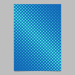 Halftone square pattern background page design - vector graphic with diagonal squares