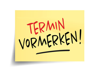 Termin vormerken