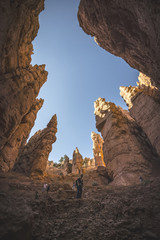 Inside Bryce canyon - Utah - USA