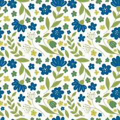 Seamless vector floral pattern