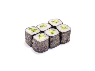 Japanese food: rolls with cucumber (kappa maki) © Crazy nook