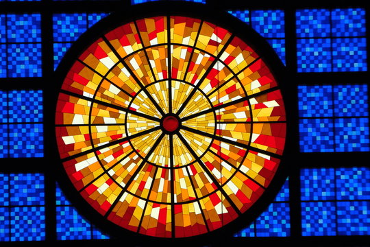 Vitral da Bas&iacute;lica de Aparecida