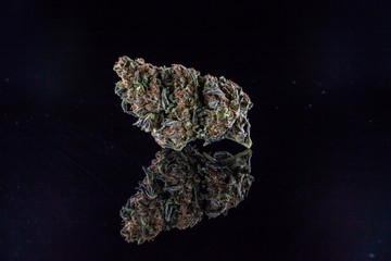 Fototapeta na wymiar Marijuana flower