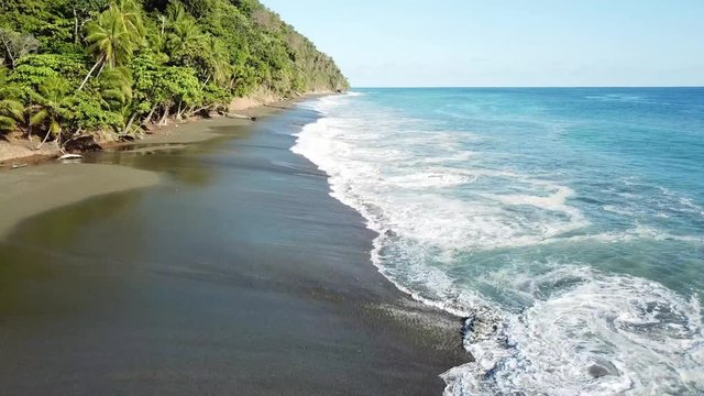 Video: Flug &uuml;ber den Naturstrand, Osa Halbinsel Costa Rica
