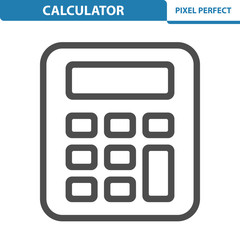 Calculator Icon. EPS 8 format.