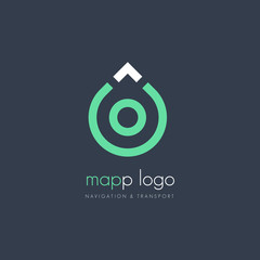 Map Pin Logo Design