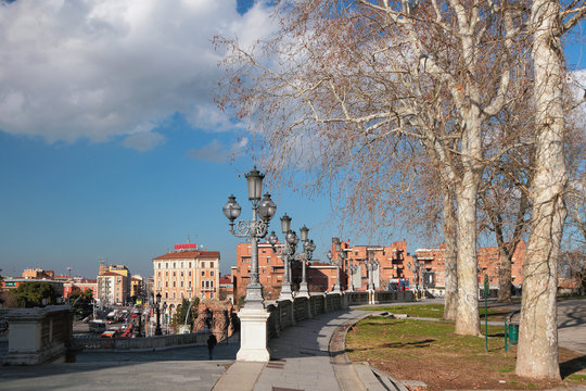 Montagnola park and city. Bologna, Emilia-Romagna, Italy