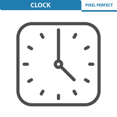 Clock Icon. EPS 8 format.