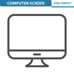 Computer Screen Icon. EPS 8 format.