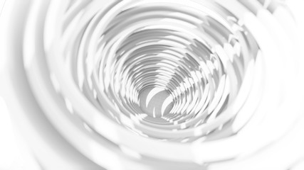 3D Abstract White