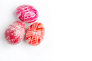 Colorful easter eggs
