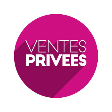Ventes priv&eacute;es