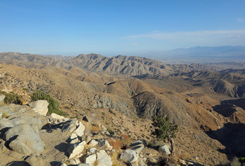Coachella Valley in Joshua Tree National Park. California. USA