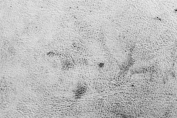 Dirty Leather Detail in Black and White