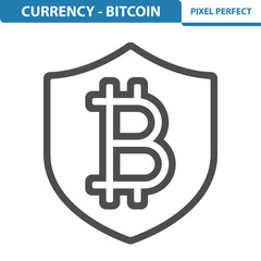 Bitcoin Icon. EPS 8 format.