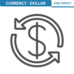 Dollar Icon. EPS 8 format.