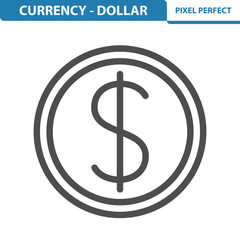 Dollar Icon. EPS 8 format.