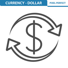 Dollar Icon. EPS 8 format.
