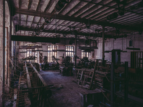 Room in old factory