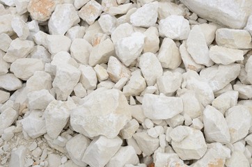 White lime stones