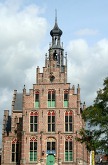 Culemborg detail of the former historic city-hall