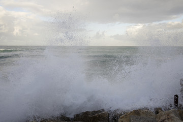 A Wave on a Stormy Day