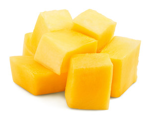 Ripe mango isolated