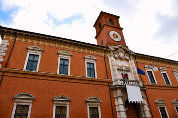 palace contughi-gulinelli built in 1420 ferrara italy