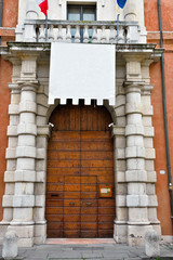 palace contughi-gulinelli built in 1420 ferrara italy
