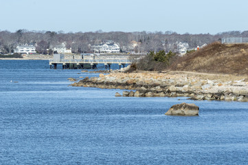 Dock at University of Massachusetts Dartmouth's School for Marine Science & Technology