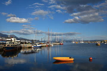 Fototapeta na wymiar Port d'Ushuaia en Argentine