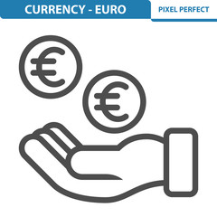 Euro Icon. EPS 8 format.