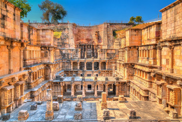 Rani ki vav, an intricately constructed stepwell in Patan - Gujarat, India