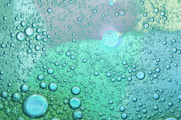 Bluish bubbles background