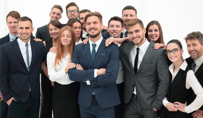 large business team of professionals.